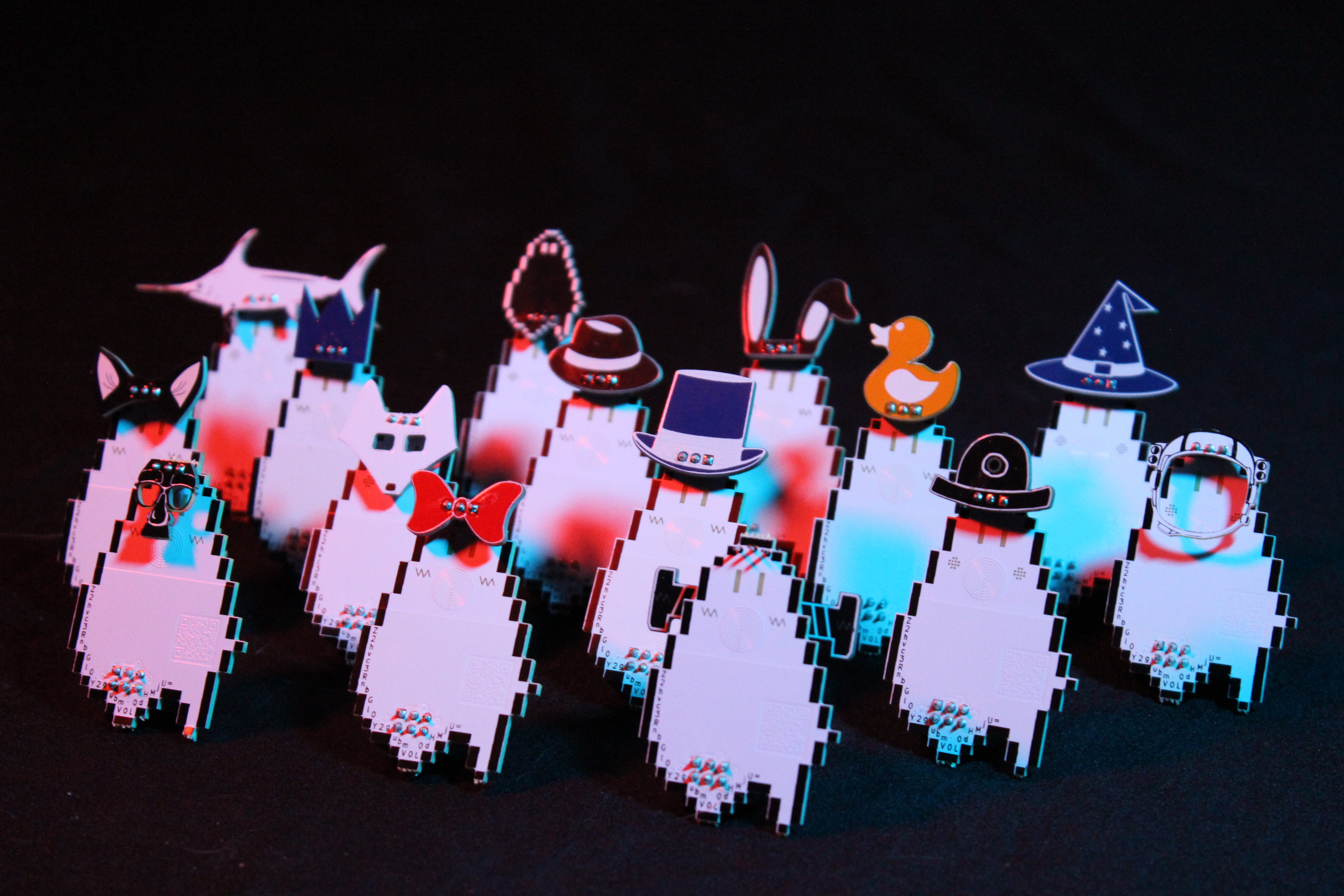 A picture of hats on Blushy SAOs